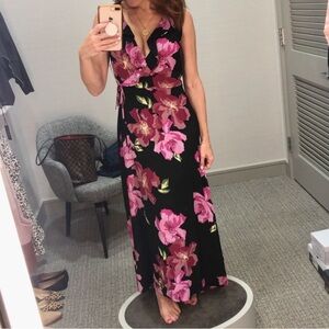 Leith‎ Wrap Floral Maxi Dress